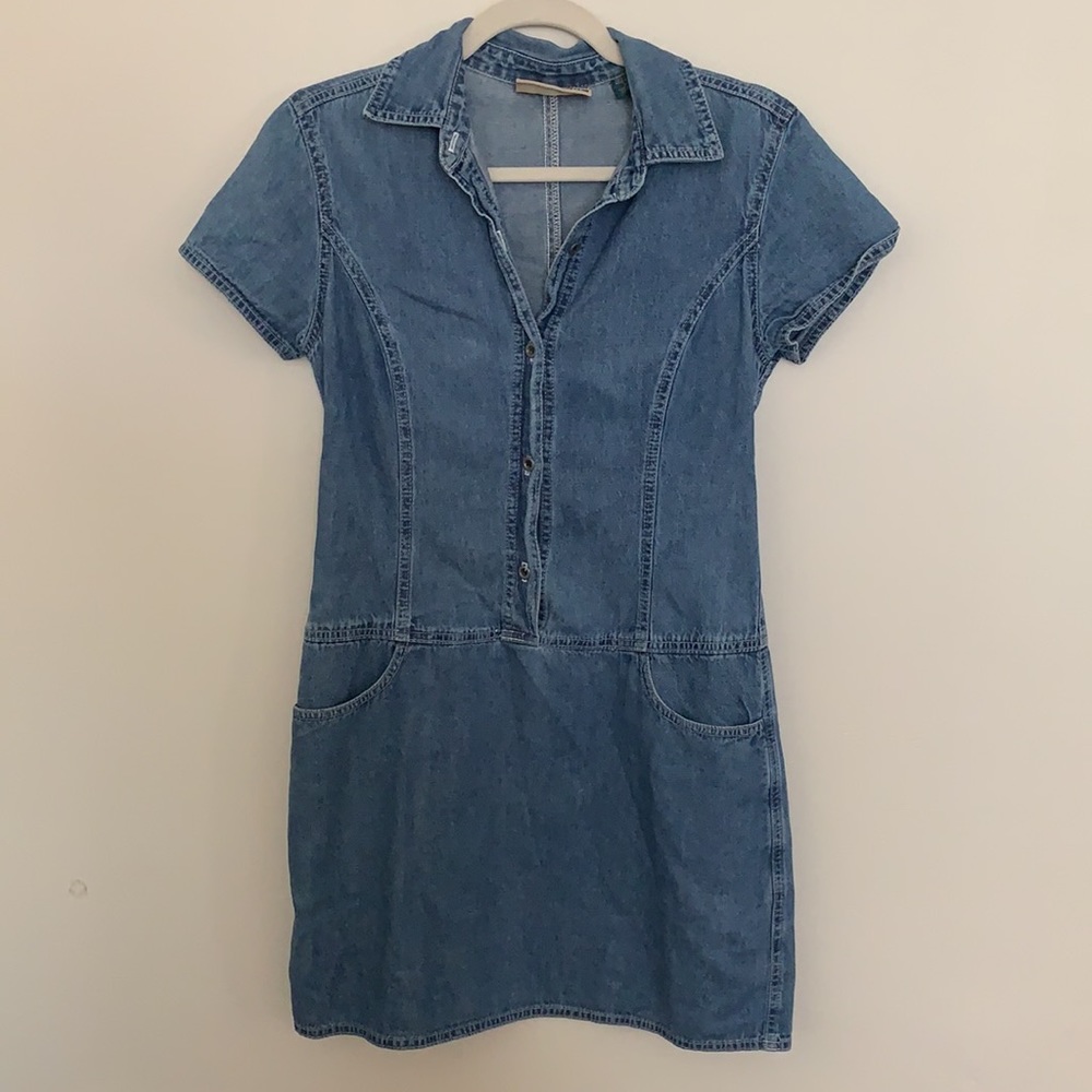 Vintage Y2K Express denim mini dress with pockets!